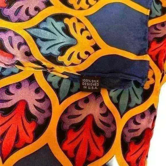 Vintage silk scarf Designed in USA Rush Limbaugh - Picture 5 of 5